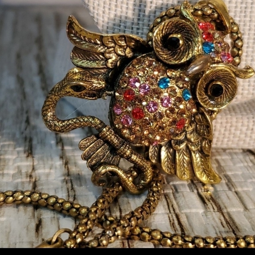 🦋3D OWL WITH COBRA NECKLACE - Picture 6 of 10